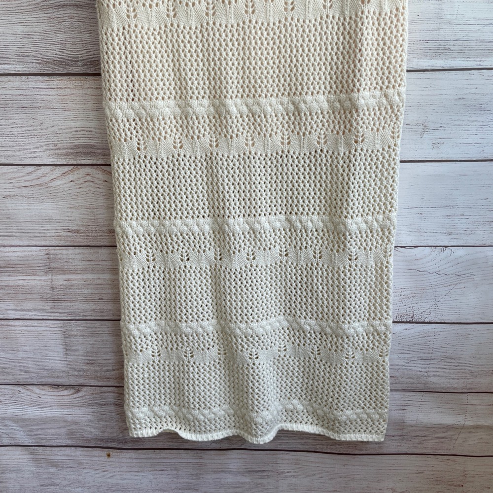 Haute Hippie Cream Knit Halter Skirt Set - Picture 5 of 9